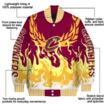 personalized cleveland cavaliers winged blaze wine white varsity jacket best selling.webp