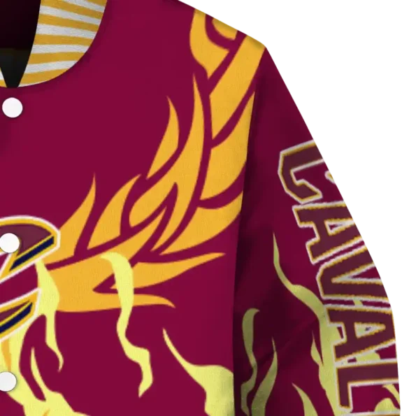 personalized cleveland cavaliers winged blaze wine white varsity jacket premium grade.webp