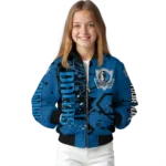 personalized dallas mavericks hexagon cluster blue black bomber jacket best selling