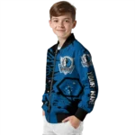 personalized dallas mavericks hexagon cluster blue black bomber jacket best selling