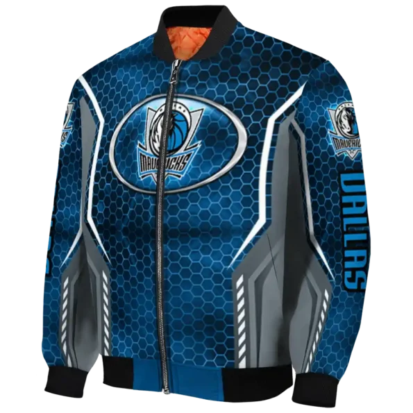 personalized dallas mavericks power plate blue bomber jacket best selling