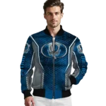 personalized dallas mavericks power plate blue bomber jacket best selling