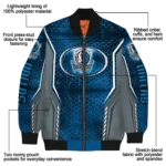 personalized dallas mavericks power plate blue bomber jacket best selling