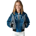 personalized dallas mavericks power plate blue bomber jacket best selling