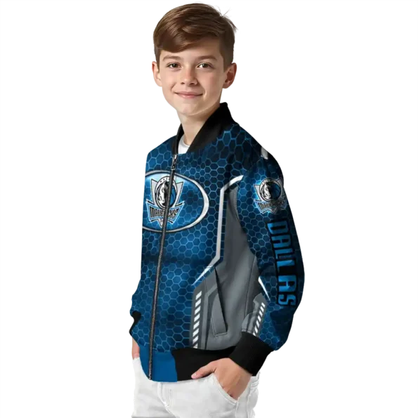 personalized dallas mavericks power plate blue bomber jacket trendy