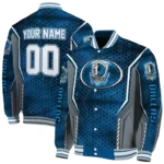 personalized dallas mavericks power plate blue varsity jacket best selling.webp