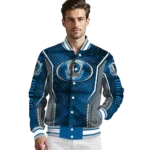 personalized dallas mavericks power plate blue varsity jacket best selling.webp