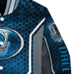 personalized dallas mavericks power plate blue varsity jacket best selling.webp