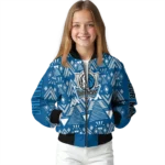 personalized dallas mavericks pyramid shapes blue bomber jacket best selling