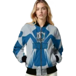 personalized dallas mavericks spider mark blue bomber jacket best selling