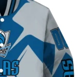 personalized dallas mavericks spider mark blue varsity jacket best selling.webp