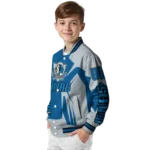 personalized dallas mavericks spider mark blue varsity jacket best selling.webp