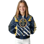 personalized denver nuggets chevron angles blue bomber jacket best selling