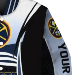 personalized denver nuggets mesh effect blue black varsity jacket best selling.webp