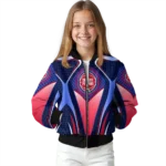 personalized detroit pistons mesh chest black bomber jacket best selling