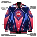 personalized detroit pistons mesh chest black varsity jacket best selling.webp