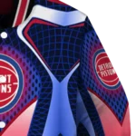 personalized detroit pistons mesh chest black varsity jacket best selling.webp