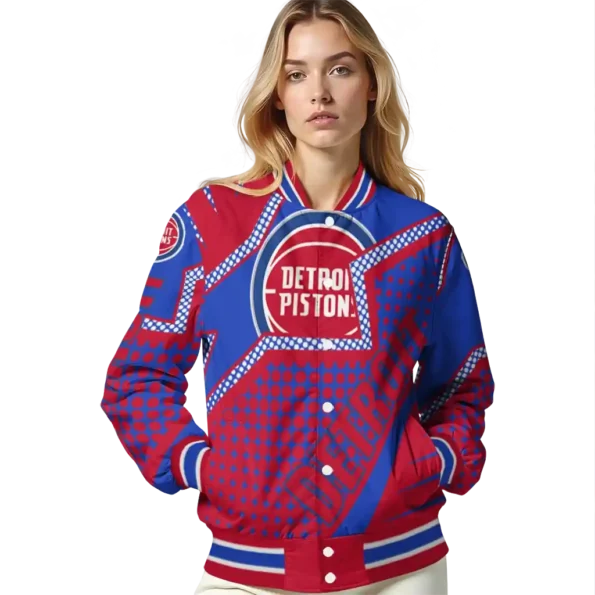 personalized detroit pistons star burst red varsity jacket latest model.webp