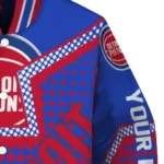 personalized detroit pistons star burst red varsity jacket best selling.webp