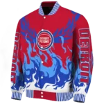 personalized detroit pistons winged blaze red white varsity jacket best selling.webp