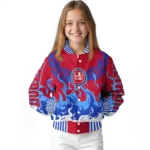 personalized detroit pistons winged blaze red white varsity jacket best selling.webp