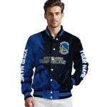 personalized golden state warriors hexagon mesh blue black varsity jacket best selling.webp