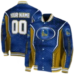 personalized golden state warriors power plate blue varsity jacket best selling.webp