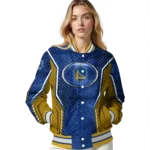 personalized golden state warriors power plate blue varsity jacket best selling.webp