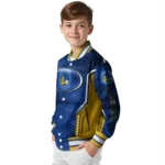 personalized golden state warriors power plate blue varsity jacket best selling.webp