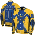 personalized golden state warriors spider mark blue varsity jacket best selling.webp