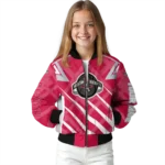 personalized houston rockets chevron angles red bomber jacket best selling