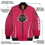 personalized houston rockets chevron arrow red bomber jacket best selling