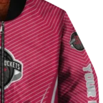 personalized houston rockets chevron arrow red bomber jacket best selling