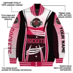 personalized houston rockets mesh effect red black varsity jacket best selling.webp