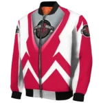 personalized houston rockets v stripes red white bomber jacket best selling
