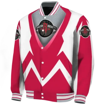 personalized houston rockets v stripes red white varsity jacket best selling.webp