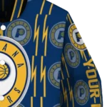 personalized indiana pacers bolt stripe blue varsity jacket best selling.webp