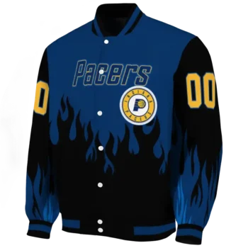 personalized indiana pacers flame border blue black varsity jacket best selling.webp