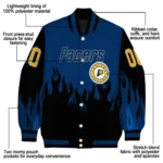 personalized indiana pacers flame border blue black varsity jacket best selling.webp
