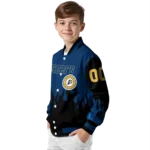 personalized indiana pacers flame border blue black varsity jacket best selling.webp