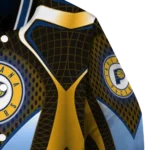 personalized indiana pacers mesh chest black varsity jacket best selling.webp