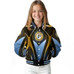 personalized indiana pacers mesh chest black varsity jacket best selling.webp
