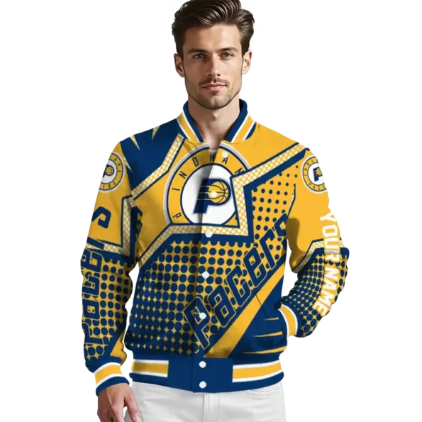 personalized indiana pacers star burst blue varsity jacket high quality.webp