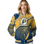personalized indiana pacers star burst blue varsity jacket best selling.webp