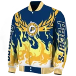 personalized indiana pacers winged blaze blue white varsity jacket best selling.webp