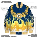 personalized indiana pacers winged blaze blue white varsity jacket best selling.webp