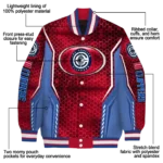 personalized los angeles clippers power plate red varsity jacket best selling.webp