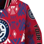 personalized los angeles clippers pyramid shapes red varsity jacket best selling.webp