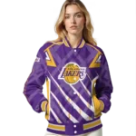 personalized los angeles lakers chevron angles purple varsity jacket best selling.webp