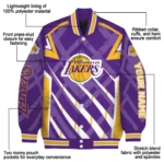 personalized los angeles lakers chevron angles purple varsity jacket best selling.webp
